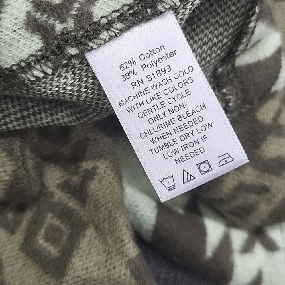 Denim Co Womens Jacquard Open Front Poncho Cardigan Plus One Size Green Printed